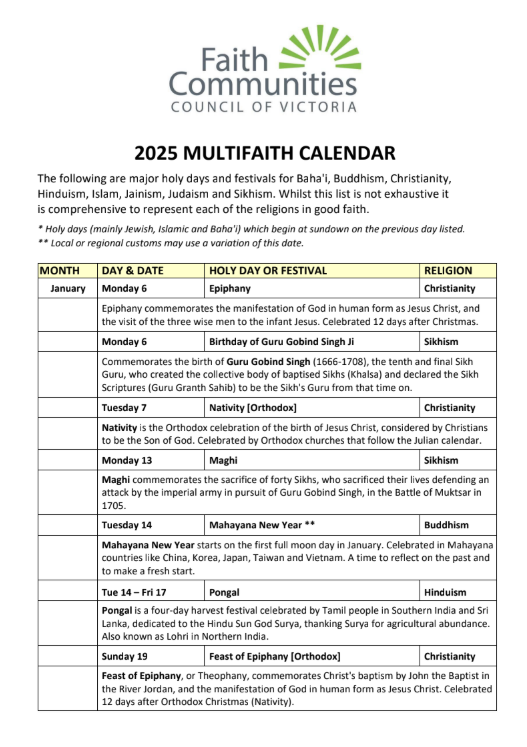 Multifatih calendar 2025 Multifatih calendar 2025