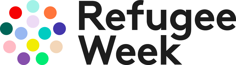 Refugee Week standard logo - black text