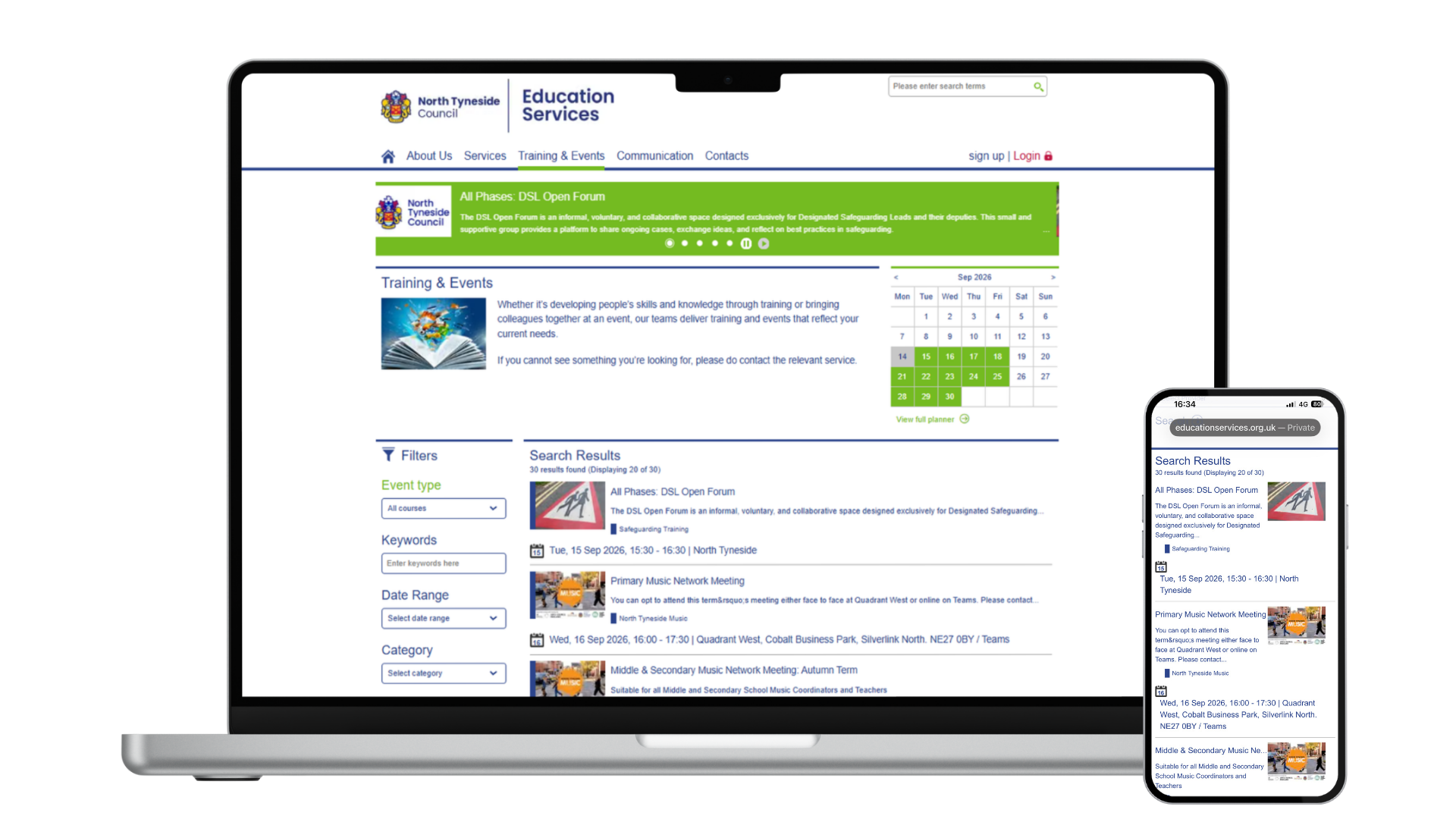 School training and CPD 
