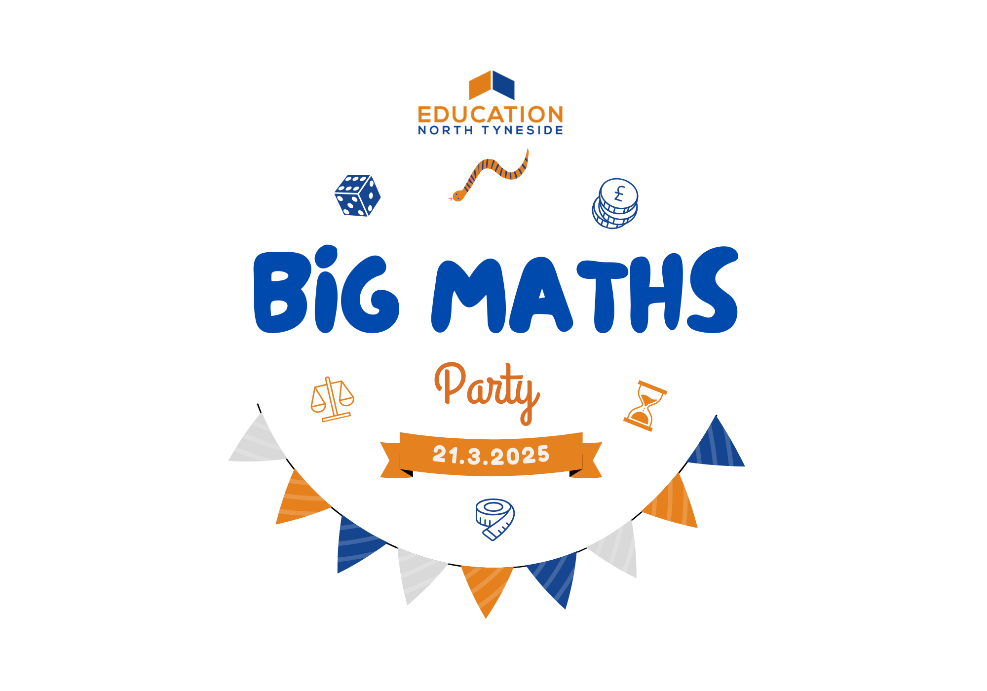 BIG Maths Party Logo (A4 (Landscape))